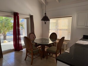 Dining - Cottage 5 - Charming Secluded Cottage, Large pool, Tennis, Private Community (Sandy Point)