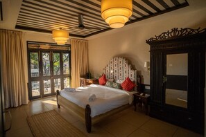 Kamar Mewah, pemandangan kebun | Setrika/meja setrika dan Wi-Fi gratis