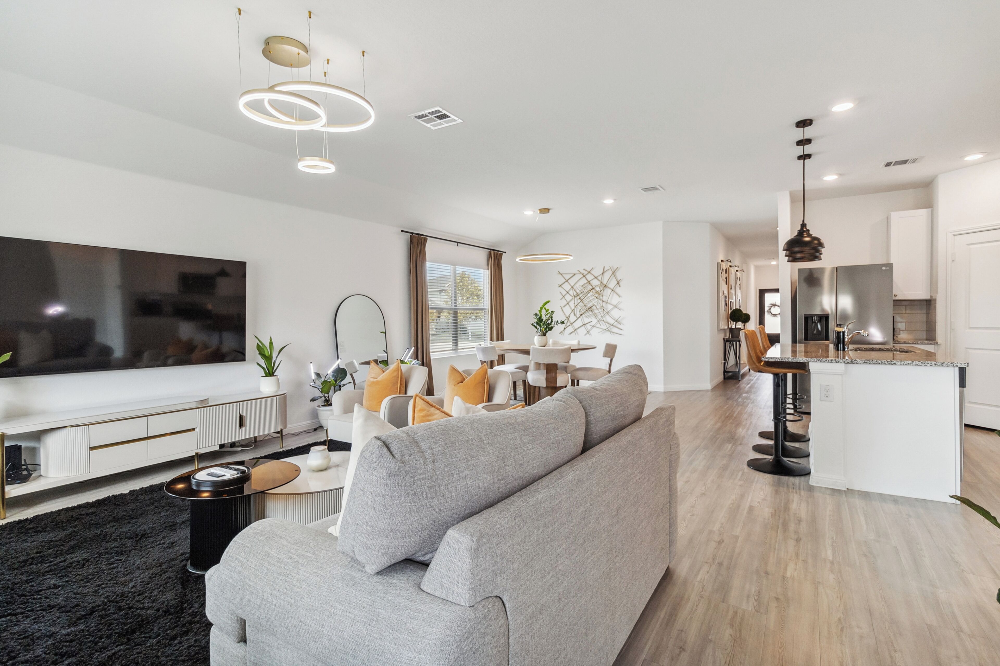 Smart-tv en een kantoor