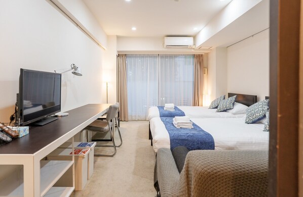 1 bedroom, desk, Internet, bed sheets - Pangoo Shinagawa Room 102 6 minutes walk from Shi / Minato-ku Tokyo (Minato-ku)