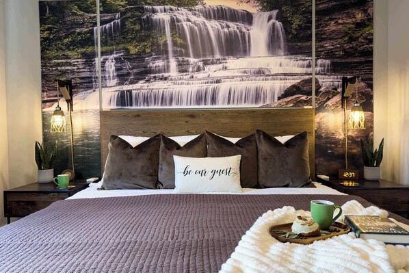 4 bedrooms, iron/ironing board, travel crib, WiFi