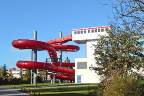 Blick von der Unterkunft