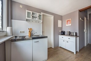 Lägenhet Classic - 2 sovrum | Eget kök | Kylskåp, mikrovågsugn, kaffe- och tebryggare och vattenkokare
