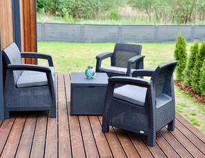 Elite House, 3 Bedrooms | Balcony - Comfortable House by the Beach in Stepnica (Stepnica)