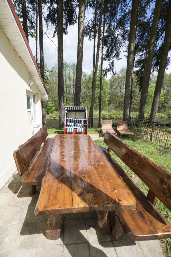 View from property - Ferienhaus Eldeblick Direkt am Eldeufer in Parchim (Parchim)
