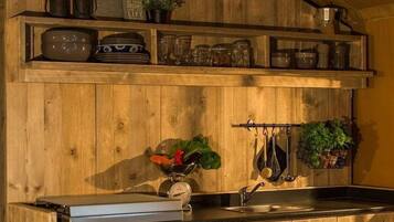 Classic-Zelt, 2 Schlafzimmer | Eigene Küche | Kühlschrank, Herdplatte