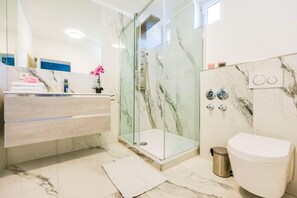 Shower, hair dryer
