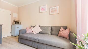 Classic-Apartment, 1 Schlafzimmer | Wohnzimmer