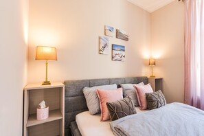 Apartamento elite, 1 quarto | 3 quartos, roupa de cama