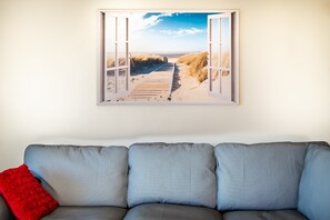 Classic Apartment, 2 Bedrooms | Living room - Pablo II 301 Centrally Located Near the Beach (Koksijde)