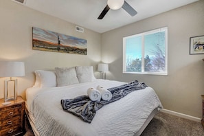 7 bedrooms, iron/ironing board, travel crib, WiFi