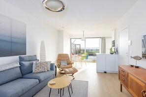 Living room - Rooftop Apartment Near Center (Middelkerke)