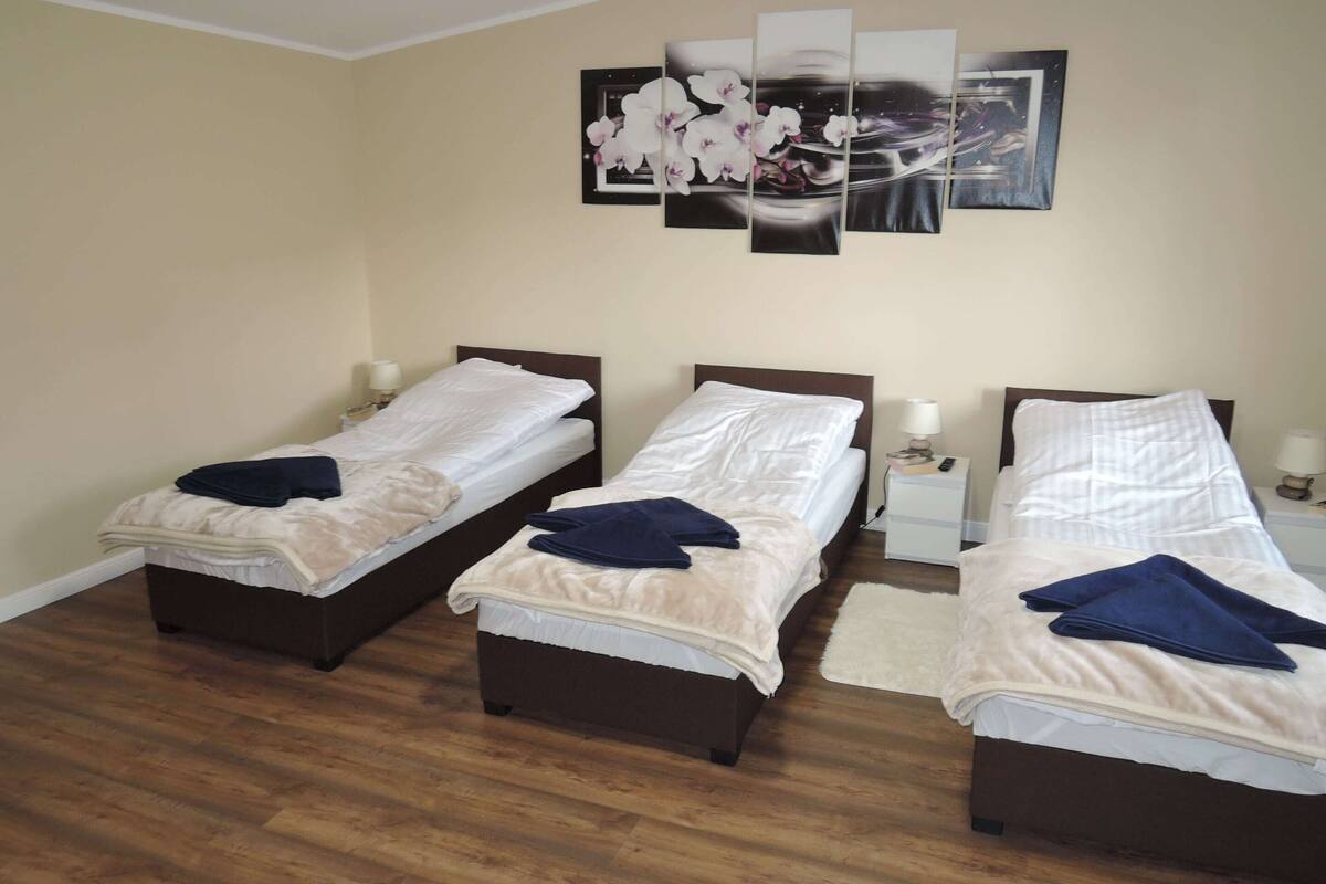 Casa Deluxe, 2 habitaciones | 6 habitaciones, muebles diferentes y ropa de cama