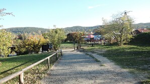 Blick von der Unterkunft