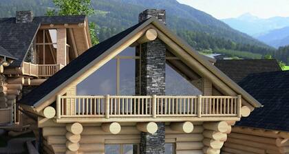 Cosy, Modern Canadian Wooden Chalet