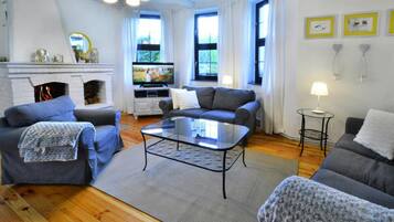 Classic Villa, Multiple Bedrooms | Living room | Fireplace