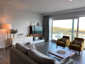 Comfort Apartment, 2 Bedrooms | Living area - Garbi 0301 With Beautiful sea Views (Nieuwpoort)
