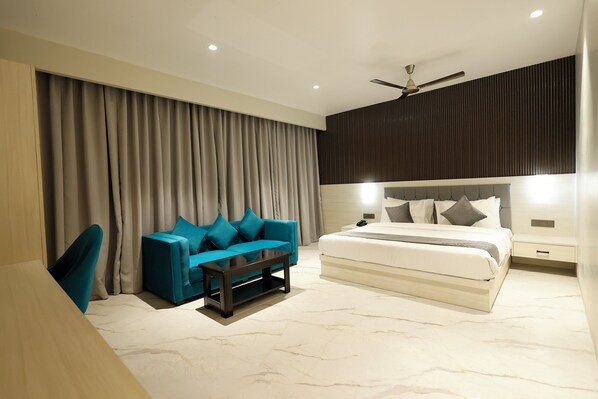 Premium bedding, memory-foam beds, free WiFi