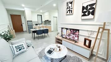 Apartemen, 3 kamar tidur | Area keluarga | TV layar datar