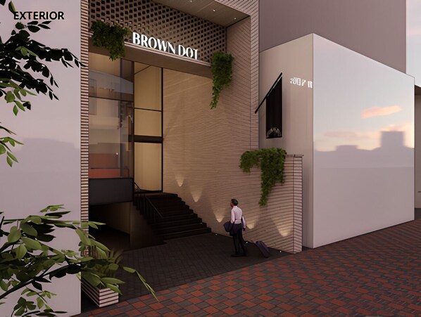 Façade de l’hébergement