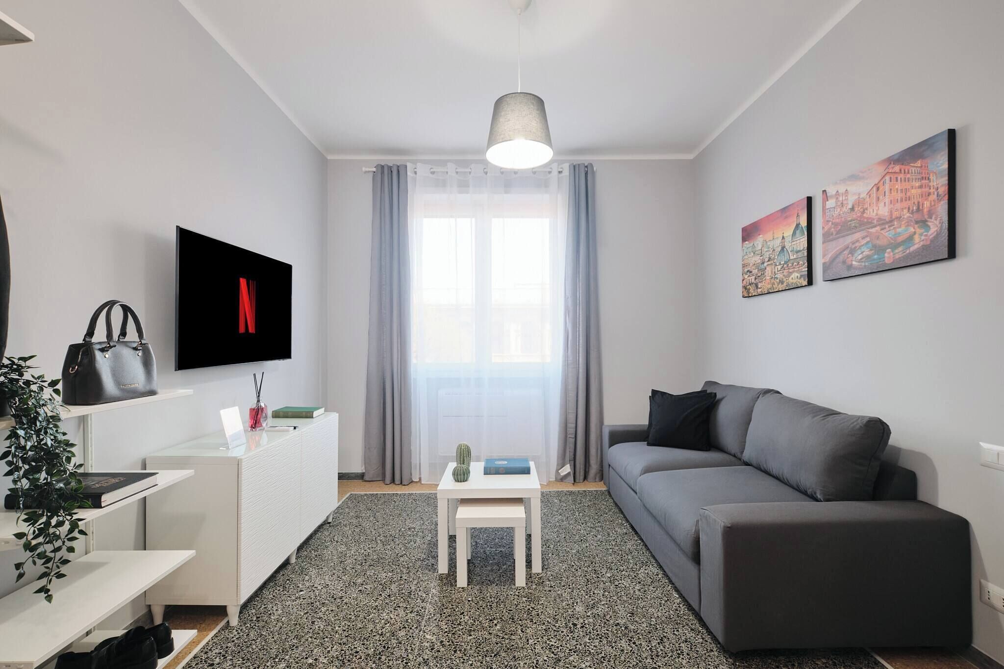 Apartamento, 1 quarto, vista para a cidade | Sala de estar