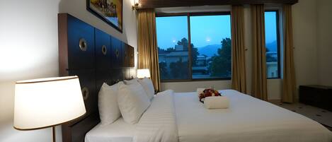 Desk, soundproofing, iron/ironing board, free WiFi