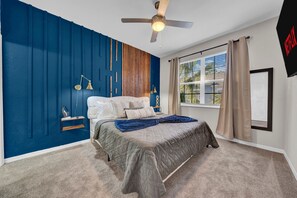 2 bedrooms, desk, iron/ironing board, free WiFi