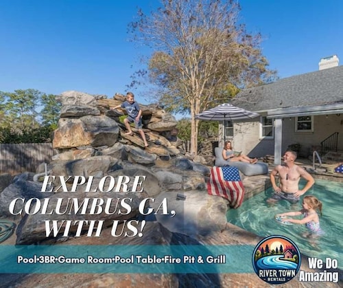 3BR•Game Room•Pool Table•Fire Pit & Grill