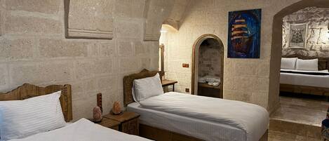 Family Room, Multiple Beds, Non Smoking | Bathroom | Hair dryer, bathrobes, slippers, towels