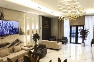 Zona de estar del vestíbulo