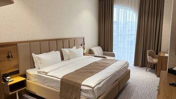 Superior Double Room, City View | Minibar, iron/ironing board, free WiFi, bed sheets