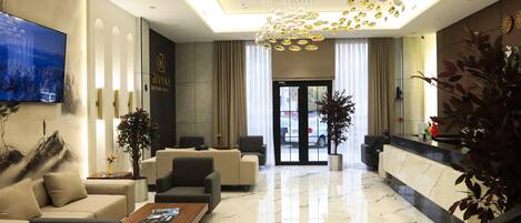 Sala de estar en el lobby