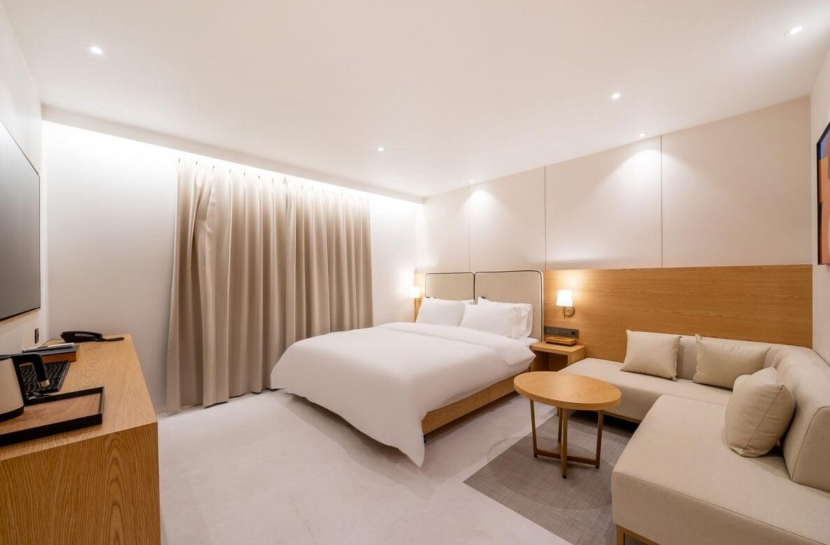 Deluxe Double Room | Premium bedding, down comforters, soundproofing, free WiFi