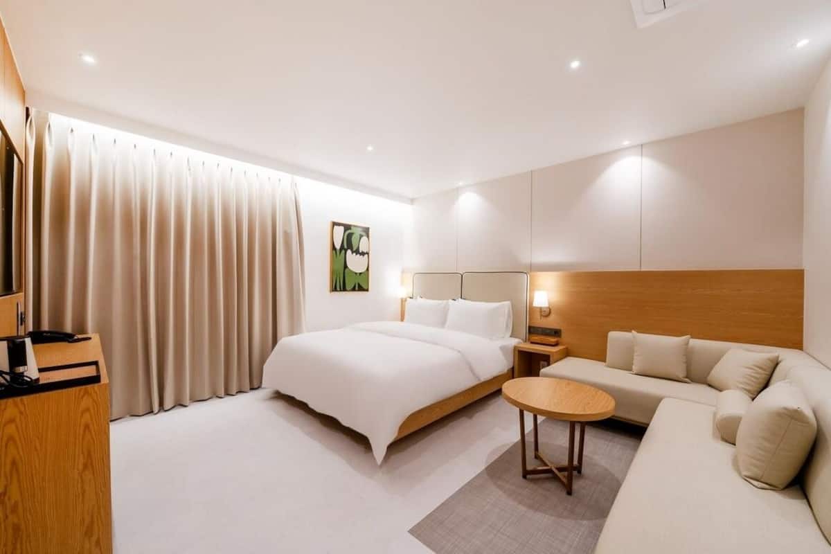 华丽双人房, 无烟房, 部分海洋景观 | 高档床上用品、羽绒被、隔音、免费 WiFi