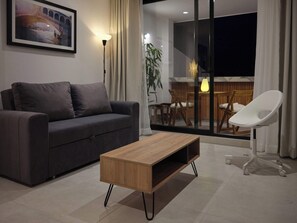 Living area - Villa Milá A3- Luxury sunset view - Close to everything (Salento)