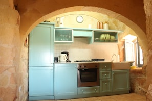 House, 3 Bedrooms, Smoking, Private Pool | Private kitchen - Farmhouse With Pool and Valley Views (Munxar)