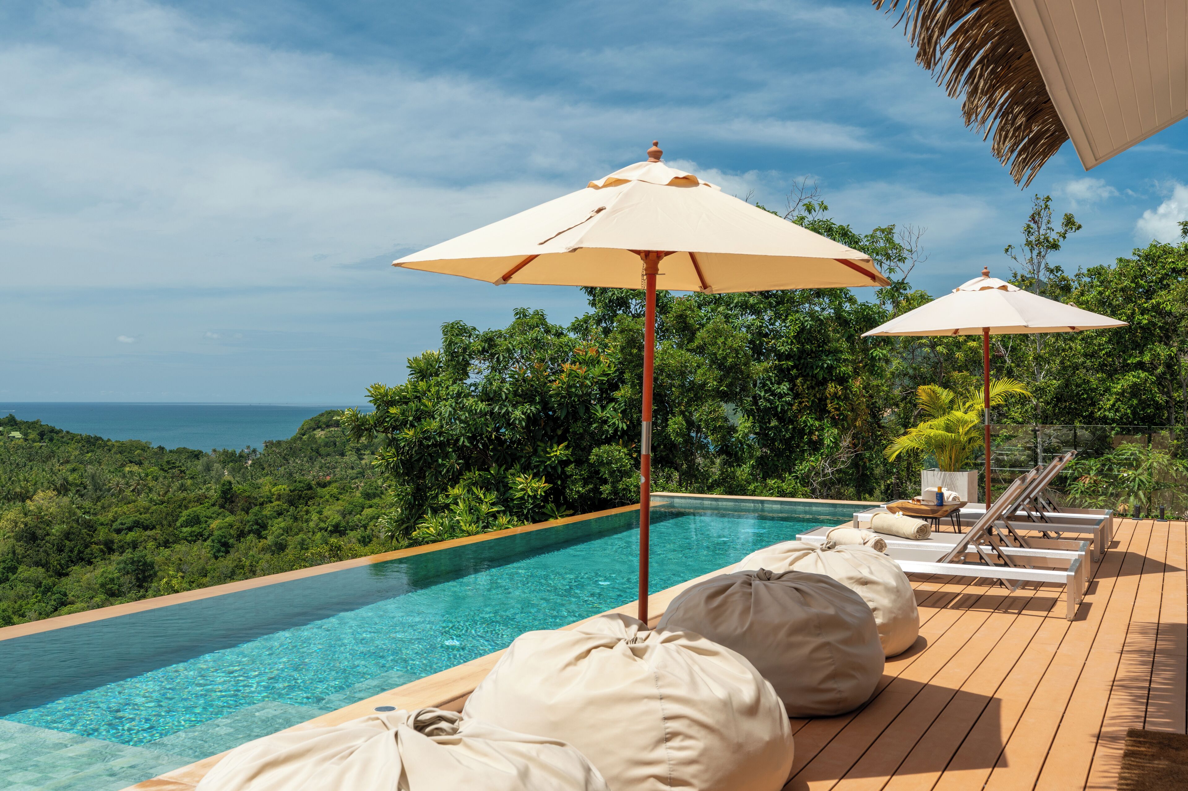 奢华别墅, 4 间卧室, 私人游泳池, 海洋景观 | 露台