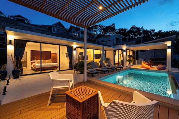 3 Bedroom Sea View Pool Villa | Terrace/patio