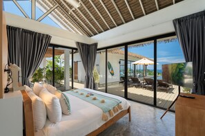 4 Bedroom with Premium Seaview | Minibar, caja de seguridad en la habitación y decoración personalizada 