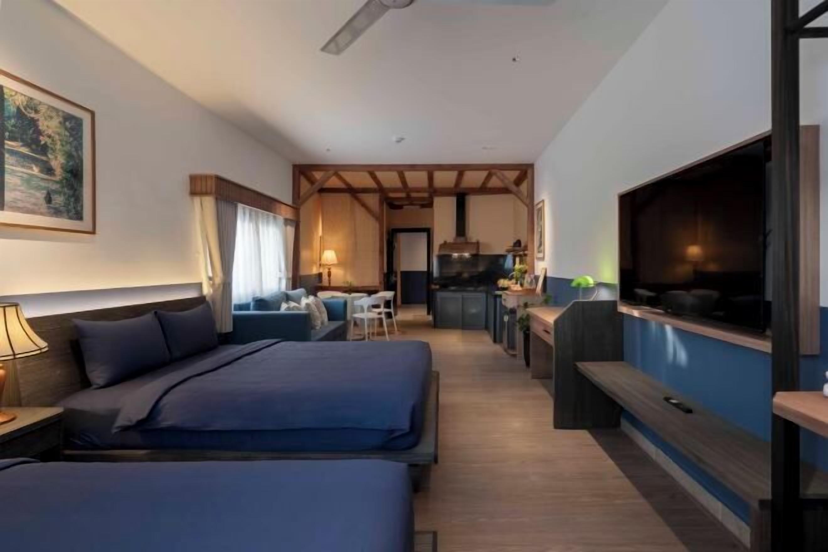 Literie hypoallergénique, minibar, bureau