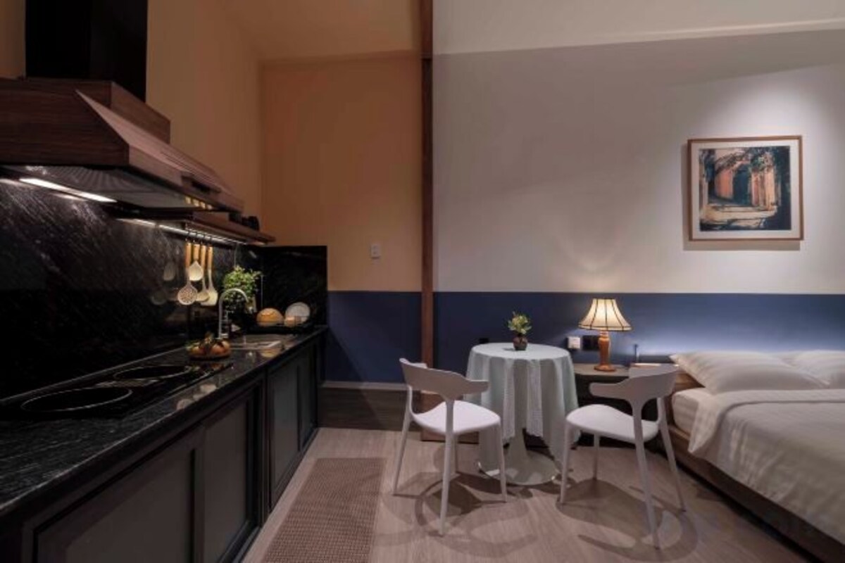 Hypoallergeen beddengoed, een minibar, een bureau, een laptopwerkplek