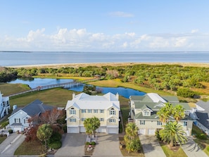 Exterior - 6BR Oceanfront Luxury on Tybee’s North Beach—Pvt. Boardwalk by Tybee Cottages (Tybee Island)