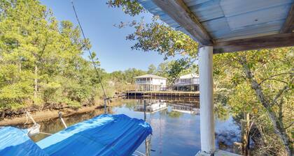 5 Mi to Beach & Pier: Bay St Louis Home on Canal