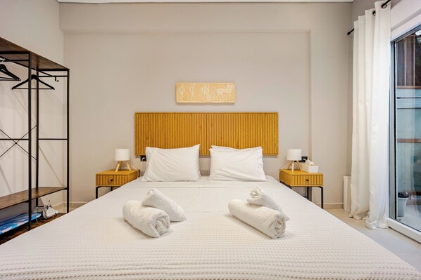 2 bedrooms, iron/ironing board, free WiFi, bed sheets