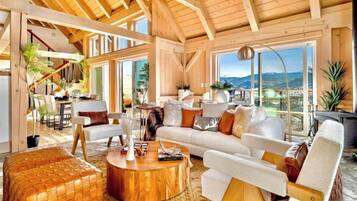 TV, fireplace, video games, offices