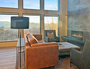 TV connectée, cheminée