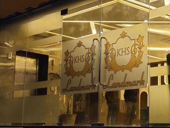 Front of property – evening/night