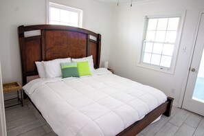 2 bedrooms, bed sheets
