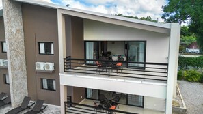Appart'hôtel Deluxe, vue mer | Terrasse/Patio
