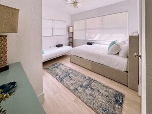 3 bedrooms, desk, iron/ironing board, free WiFi